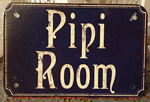 Antic Line Pipi Room 128 Schild, Einheitsgröße von Antic Line