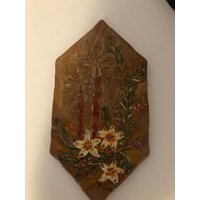 Adventskranz Handbemalt Als Kachelmalerei von Antik1940undmehr