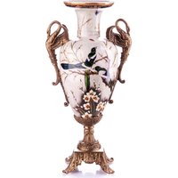 Vintage Dekorativ Porzellan Blau Blumen Vase Mit Bronzeornamenten Jugendstil Vintage Dekorativ Porzellan Blau Blumen Vase Mit Bronzeornamenten Jugendstil von AntikBayern