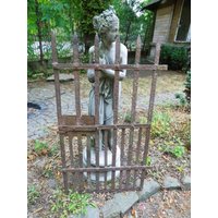 Alte Hangeschmiedete Eisentür Gartentür Um 1800 Alte Hangeschmiedete Eisentür Gartentür Um 1800 von AntikDekoVintage