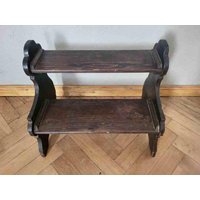 Alte Holztreppe, Treppe, Blumenampel, Dekoration Alte Holztreppe, Treppe, Blumenampel, Dekoration von AntikDekoVintage