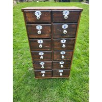 Alter Fabrikschrank, Werkzeugschrank, Schubladenschrank Industrie Design Alter Fabrikschrank, Werkzeugschrank, Schubladenschrank Industrie Design von AntikDekoVintage