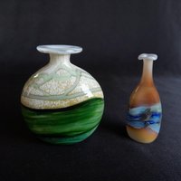 Vintage Gozo Glass Springtime Collection Vasen, Wunderschöne Kunst Glas, Malta Vintage Gozo Glass Springtime Collection Vasen, Wunderschöne Kunst Glas, Malta von AntikGift