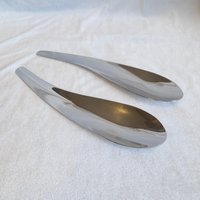 Vintage Postmodern Besteck Salatlöffel Von Conran, 1990Er Jahre, 2Er Set Vintage Postmodern Besteck Salatlöffel Von Conran, 1990Er Jahre, 2Er Set von AntikGift