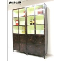 2 Eisenschränke Im Industriedesign, Fabrik Loft Möbel Arztvitrine von AntikHandelLux