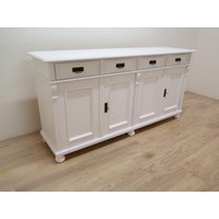 Schöne Große Kommode Im Landhausstil, Anrichte, Weichholz in Weiß Von Antik-Lux von AntikHandelLux