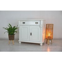 Schöne Kleine Gründerzeit-Kommode in Weichholz Weiß Von 1900 Jhd von AntikHandelLux