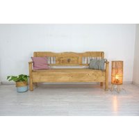 Schöne Truhenbank Im Landhausstil, Bank in Weichholz Massiv "180 cm Breit" von AntikHandelLux