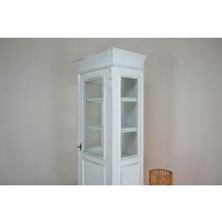 Schöne Vitrine in Shabby-Chic-Weiß Im Landhausstil Weichholz Massiv von AntikHandelLux