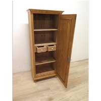 Schöner Hochschrank Mit Innenschüben Im Landhausstil in Weichholz Massiv von AntikHandelLux