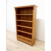 Schönes Jugendstil Bücherregal in Weichholz, Bücherschrank Von "Antik Lux" Schönes Jugendstil Bücherregal in Weichholz, Bücherschrank Von "Antik Lux" von AntikHandelLux
