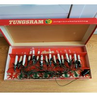 Vintage Tungsram Tannenbaum Kerzenlichter, Ungarn, 1970Er Jahre von AntikHausCrafts