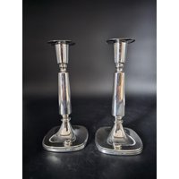 2 Alte Silber Kerzenleuchter Silberleuchter von AntikStaudinger
