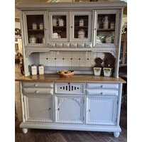 Antikes Buffet Küchenbuffet Küchenschrank Grau Antikes Buffet Küchenbuffet Küchenschrank Grau von AntikStaudinger