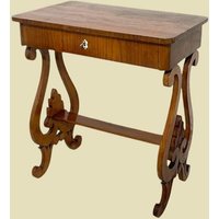 1820Er Nähtisch Antik Biedermeier Kirschholz Tisch Beistelltisch Von 1820 von AntikVersand