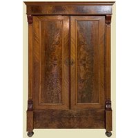 1920Er Kleiderschrank Antik Jugendstil Nußbaum Lebensbaum Schrank Von 1920 von AntikVersand