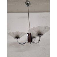 Alte Deckenlampe Art Deco Lampe 3 Flammig Um 1930 von AntikVonKerstin