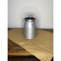 Milchkanne, Alte Milchkanne, Große Milchkanne, Milchkanne Aluminium, Valentinstags Geschenk, Ostern von AntikZeitlosSchoen