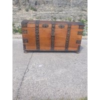 Barocktruhe Truhe Schrank Kommode Antikmöbel Antiquitäten Barockmöbel Möbel Massivholzmöbel Antik Kostenlose Lieferung Und Montage Eiche von AntikZellingen