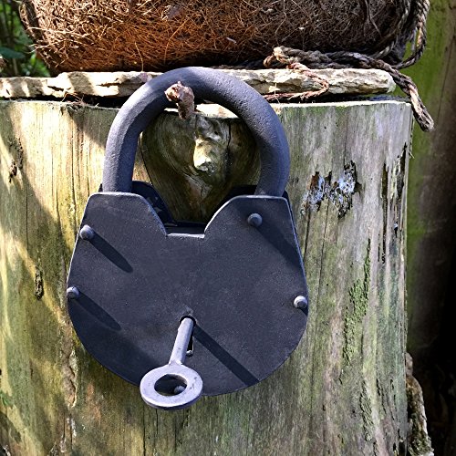 Antikas - Antikes Gartentor Schloss Kastenmöbel - Schlösser Bügelschloss Vorhängeschloss von Antikas