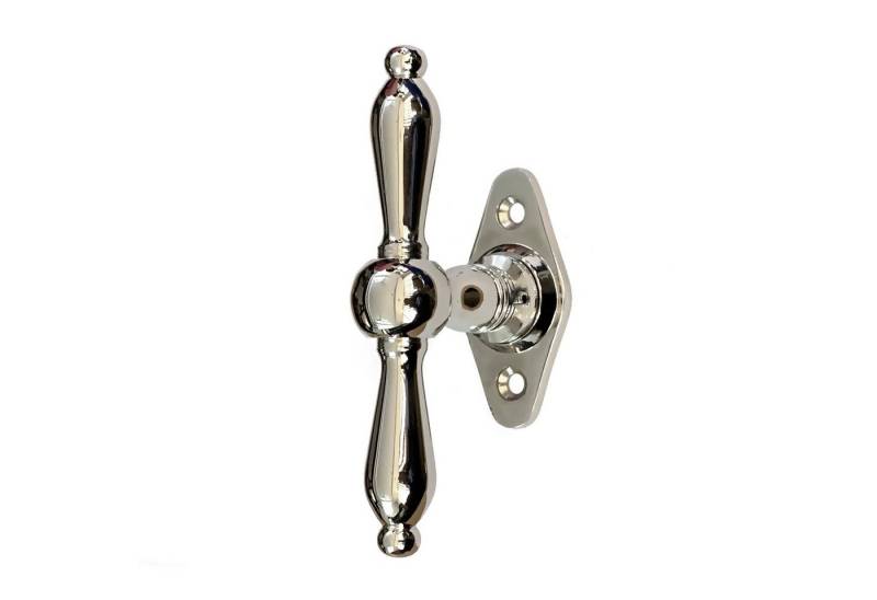 Antikas Fensterbeschlag Fenstergriff Messing vernickelt glänzend - Fensterolive,Kreuzgriff - Antikas Fensterbeschlag Fenstergriff Messing vernickelt glänzend - Fensterolive,Kreuzgriff - von Antikas