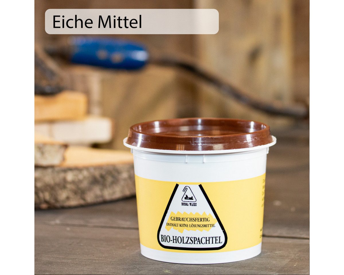 Antikas Fertigspachtel Holzspachtel Holzkitt Spachtelmasse - Eiche Mittel - 500g von Antikas