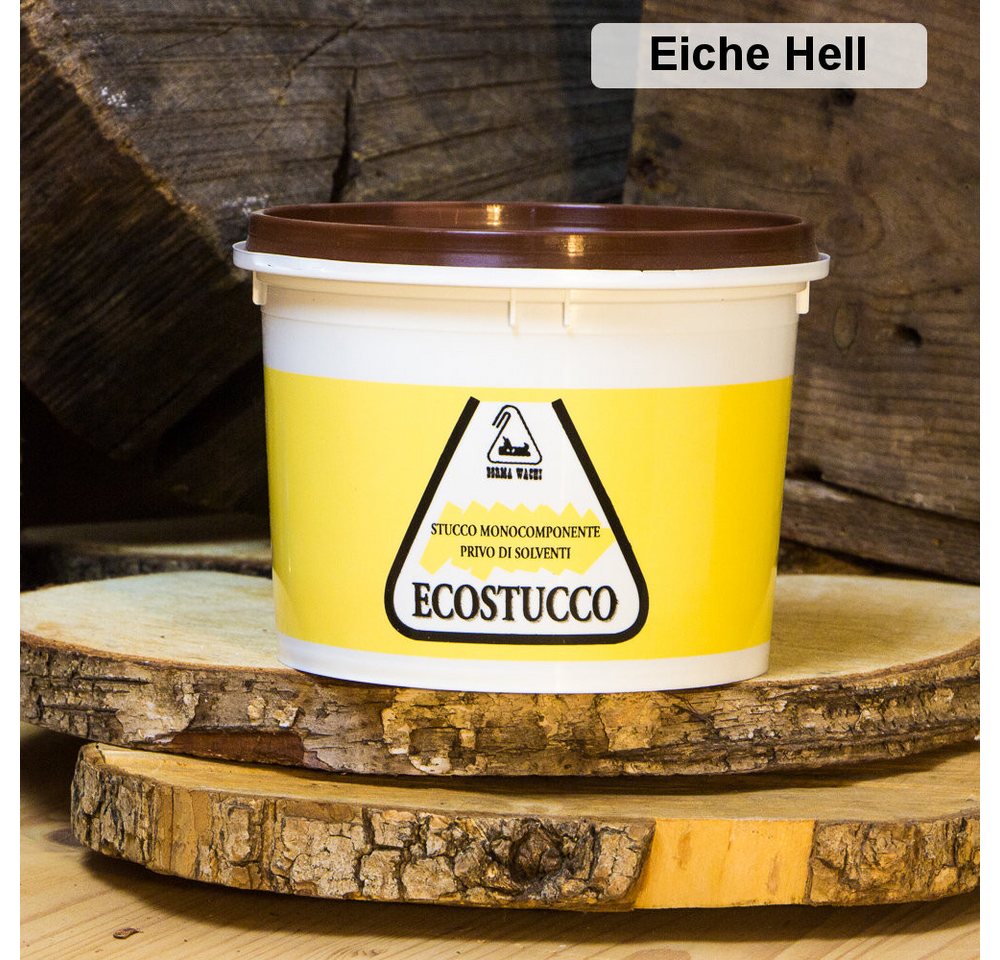 Antikas Fertigspachtel Holzspachtel Holzkitt Spachtelmasse für Holz - Eiche Hell - 1kg von Antikas