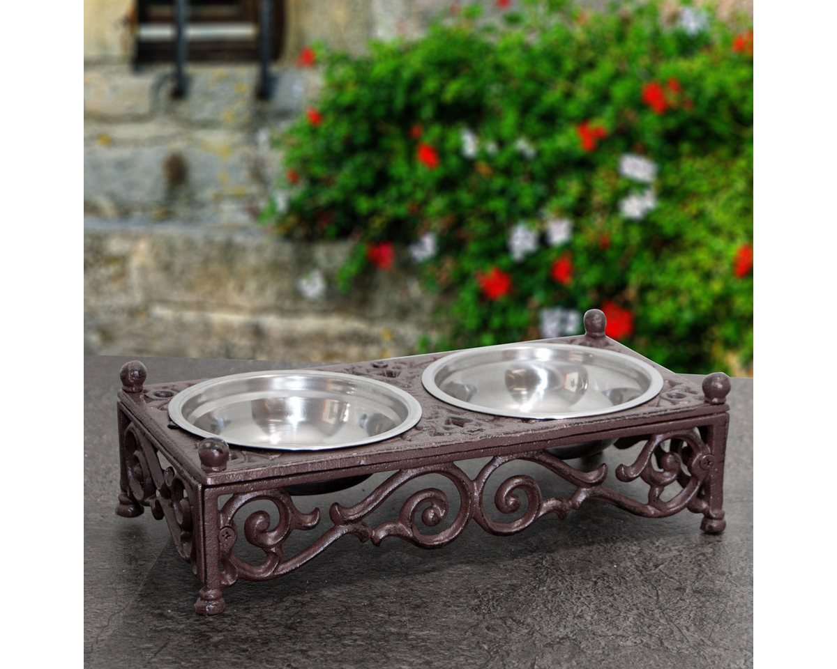 Antikas Gartenfigur Fressnapf, Futternapf - Trinkschale, Eisen Braun, Hunde, Katzen Antikas Gartenfigur Fressnapf, Futternapf - Trinkschale, Eisen Braun, Hunde, Katzen von Antikas