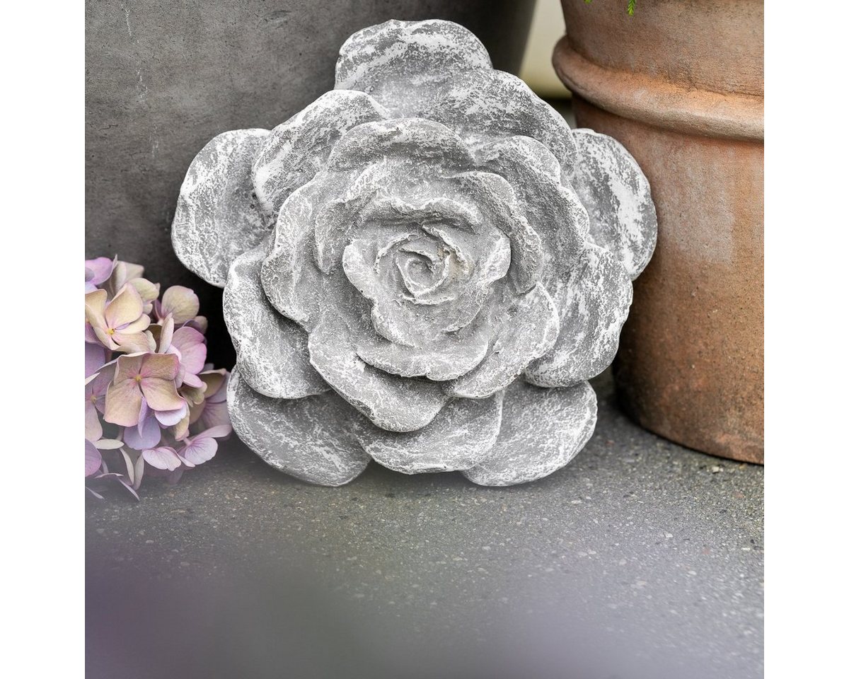 Antikas Gartenfigur Steinblüte groß, Steinguss, grau, H 15cm x T 6cm Antikas Gartenfigur Steinblüte groß, Steinguss, grau, H 15cm x T 6cm von Antikas