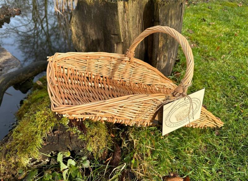 Antikas Gartenpflege-Set Blumen- und Kräuterkorb, Weidenzweige, naturbraun, L 53,9 × B 24,5 × von Antikas