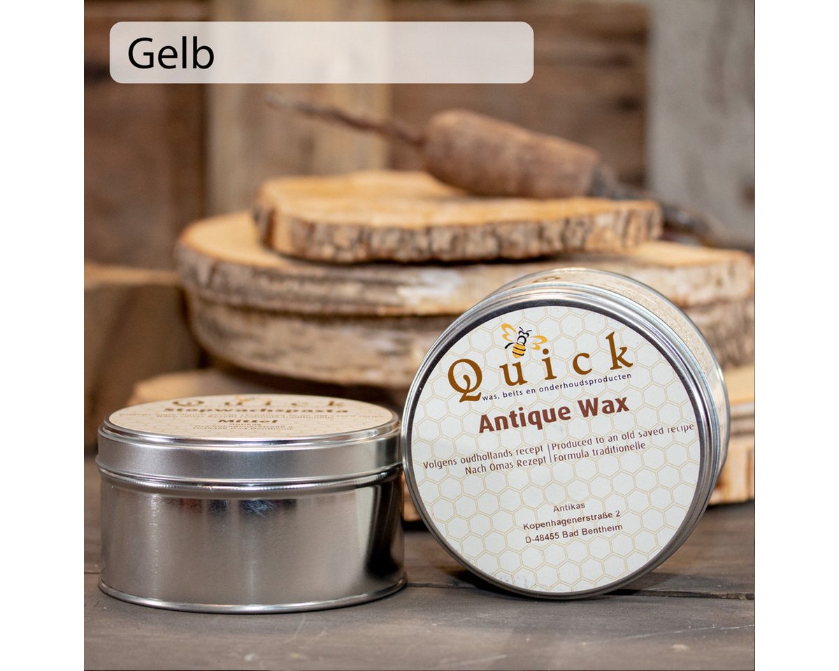 Antikas Holzöl Antikwachs Restaurationsbedarf Antikes Holz - Gelb - 375ml von Antikas