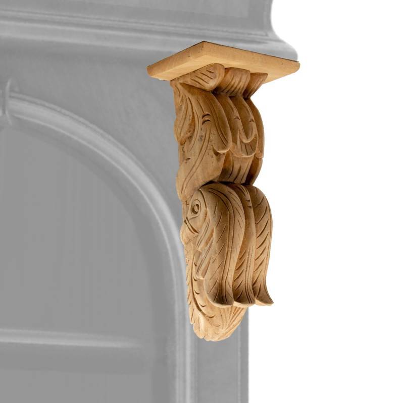 Antikas Möbelbeschlag Ornament,Schrankdeko, Dekoration, Holz, beige, H32,0xB15,0cm Antikas Möbelbeschlag Ornament,Schrankdeko, Dekoration, Holz, beige, H32,0xB15,0cm von Antikas