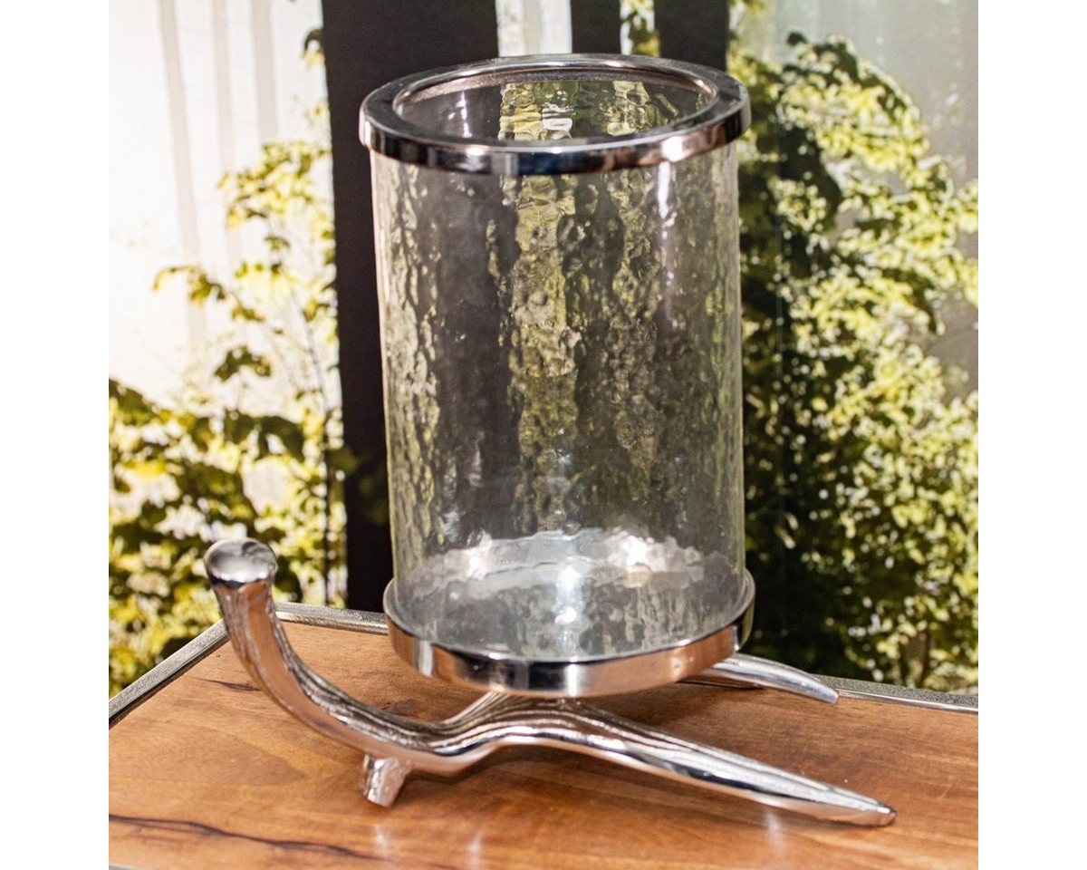 Antikas Wanddekoobjekt Aluminium Kerzenhalter, groß, Elchgeweih, Glaskuppel, Dekoration Antikas Wanddekoobjekt Aluminium Kerzenhalter, groß, Elchgeweih, Glaskuppel, Dekoration von Antikas