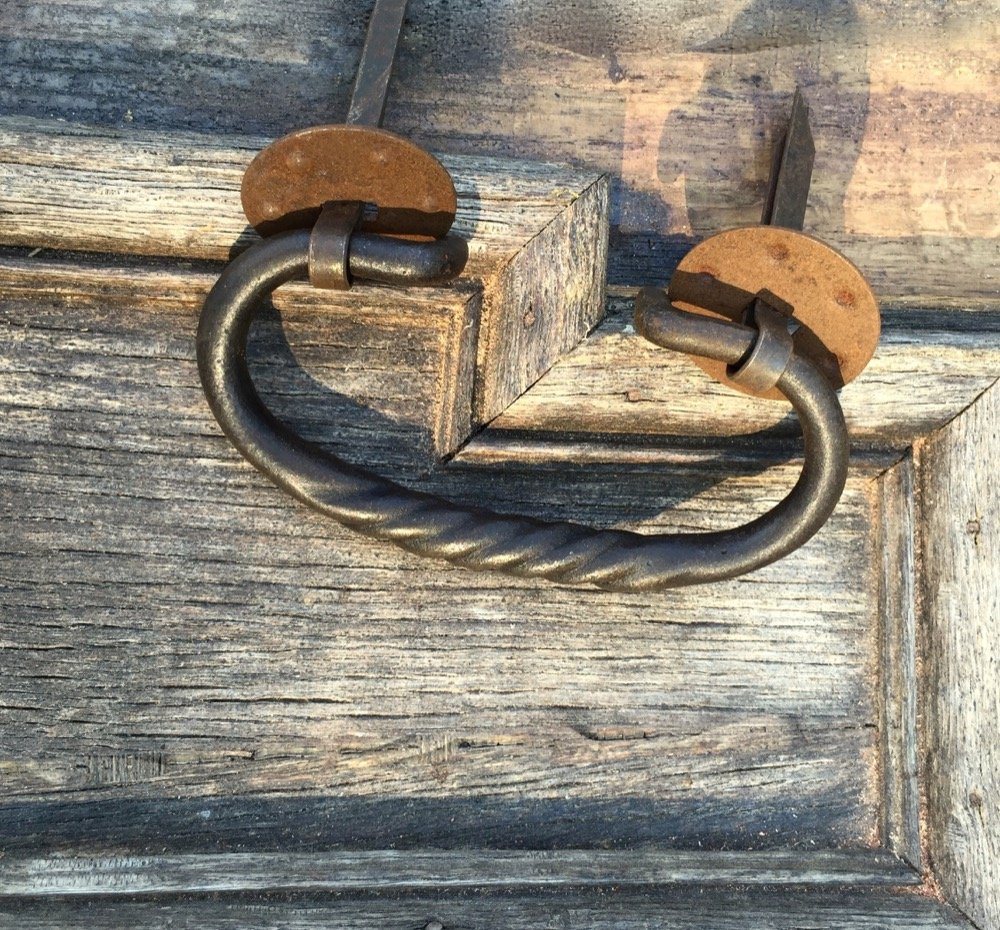 Antikas Möbelbeschlag Truhen-Griff Schmiedeeisen, Griffe für alte Holztruhe - Truhengriffe Antikas Möbelbeschlag Truhen-Griff Schmiedeeisen, Griffe für alte Holztruhe - Truhengriffe von Antikas