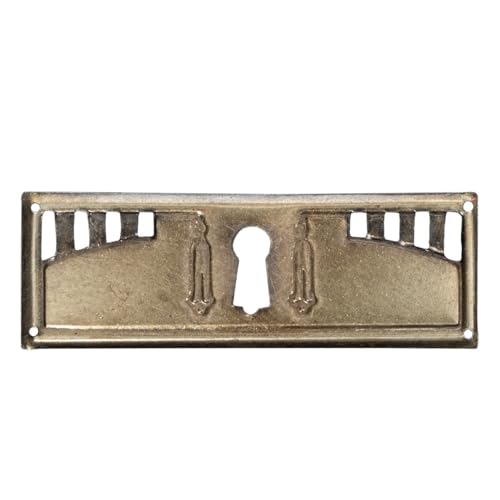 Antikas - Schlüsselplatte,Serie "Rostock",6er Pack | Eisen in Messing pat. | H3,8xB9,8cm Antikas - Schlüsselplatte,Serie "Rostock",6er Pack | Eisen in Messing pat. | H3,8xB9,8cm von Antikas