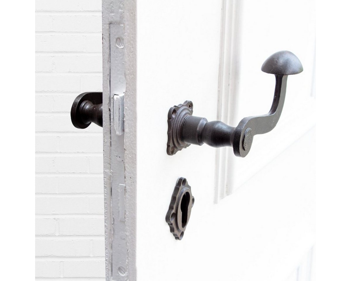 Antikas Türbeschlag Drückergarnitur für Haustüren-Edles Design, PZ, Eisen braun von Antikas