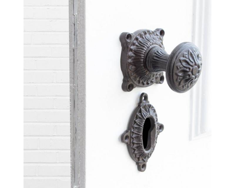 Antikas Türbeschlag Türbeschlag mit Knauf für Haustüren, rustikales Design, PZ, Eisen von Antikas