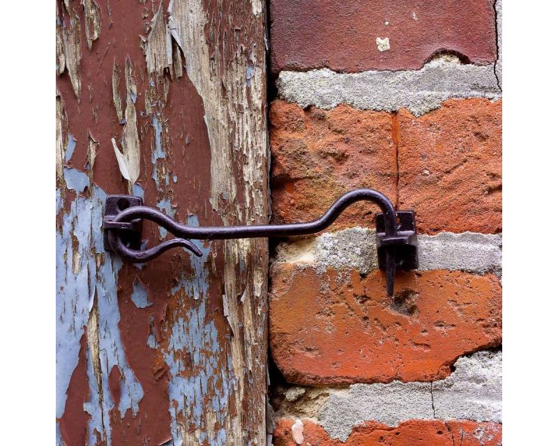 Antikas Türriegel Sturmhaken für Scheune Fallhaken Stalltür Fensterhalter Windhaken von Antikas