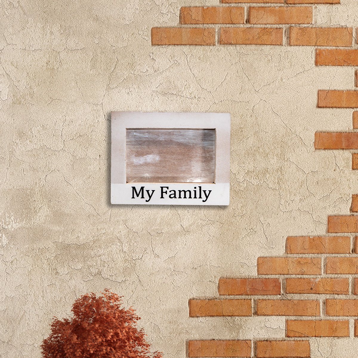Antikas Wanddekoobjekt Bilderrahmen, Family, 14x9, Holz, Beige-weiß, H 15 x B 19,5 cm Antikas Wanddekoobjekt Bilderrahmen, Family, 14x9, Holz, Beige-weiß, H 15 x B 19,5 cm von Antikas