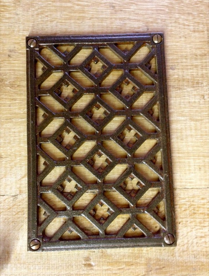 Antikas Wanddekoobjekt Kamingitter Lüftungsgitter 11,5 x 23 cm Luftschacht Gitter f. Antikas Wanddekoobjekt Kamingitter Lüftungsgitter 11,5 x 23 cm Luftschacht Gitter f. von Antikas