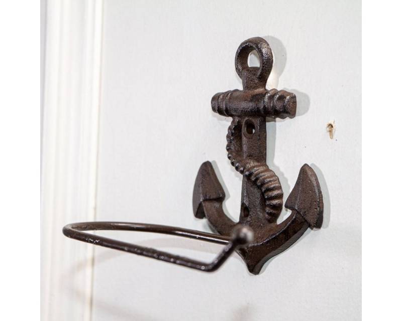 Antikas Wanddekoobjekt WC Papierrollenhalter, Anker, Maritim, Toilettenpapierhalter Antikas Wanddekoobjekt WC Papierrollenhalter, Anker, Maritim, Toilettenpapierhalter von Antikas