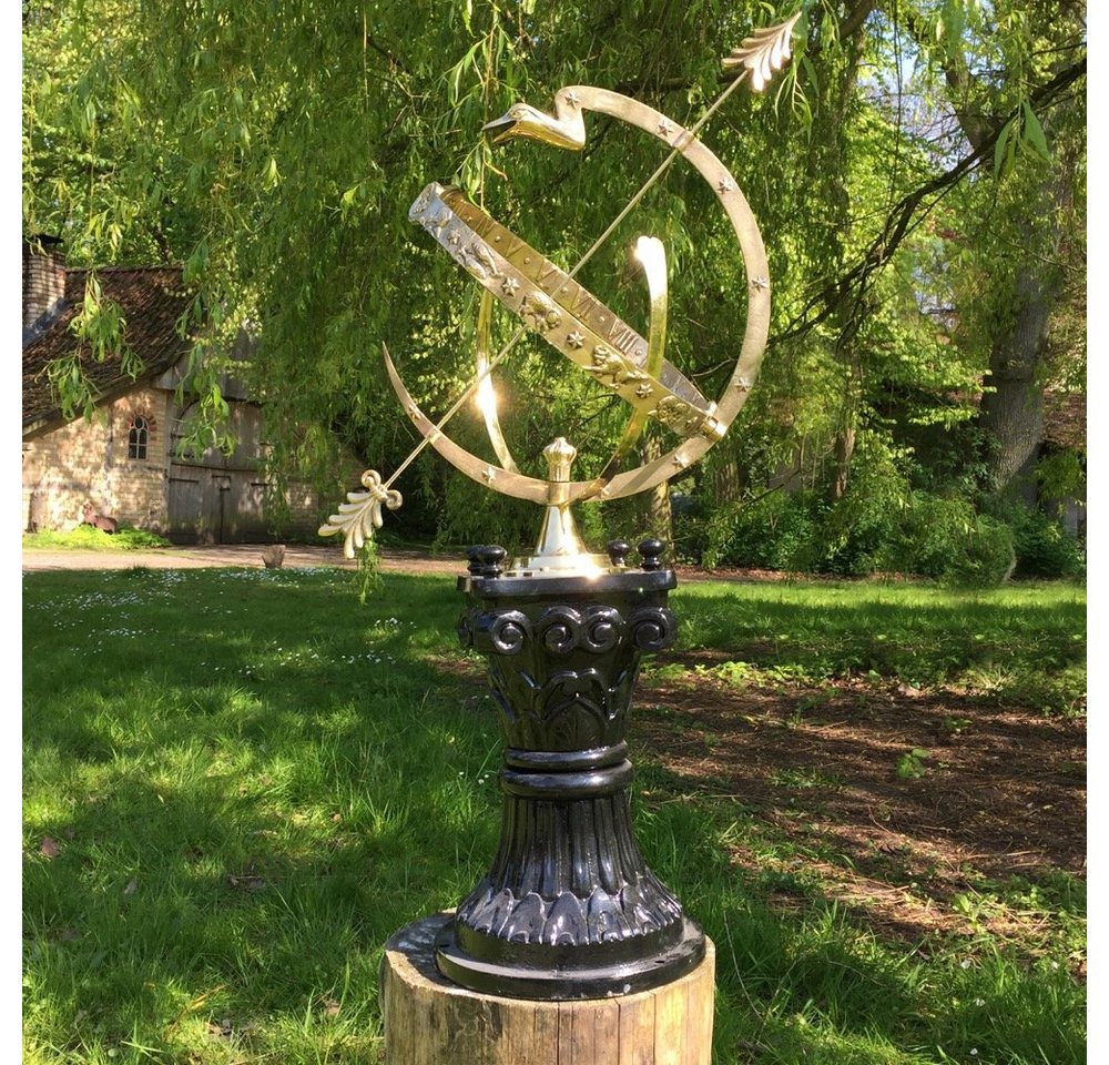 Antikas Wanduhr Astrologische große Sonnenuhr - Park Dekoration Landhaus Gartenuhr - Antikas Wanduhr Astrologische große Sonnenuhr - Park Dekoration Landhaus Gartenuhr - von Antikas