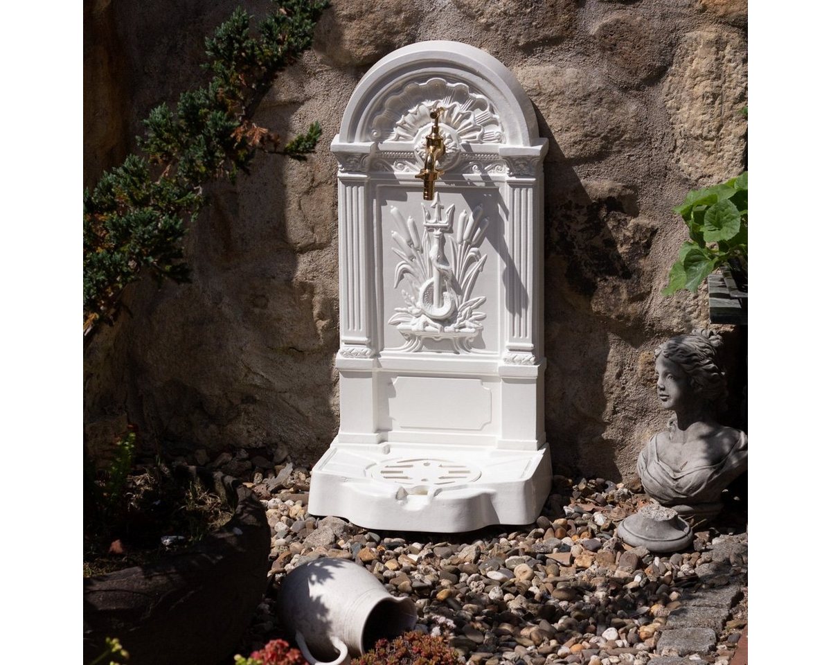 Antikas Wasserspeier Gartenbrunnen mit Schlangenmotiv, Zapfstelle, Brunnen, Standbrunnen von Antikas