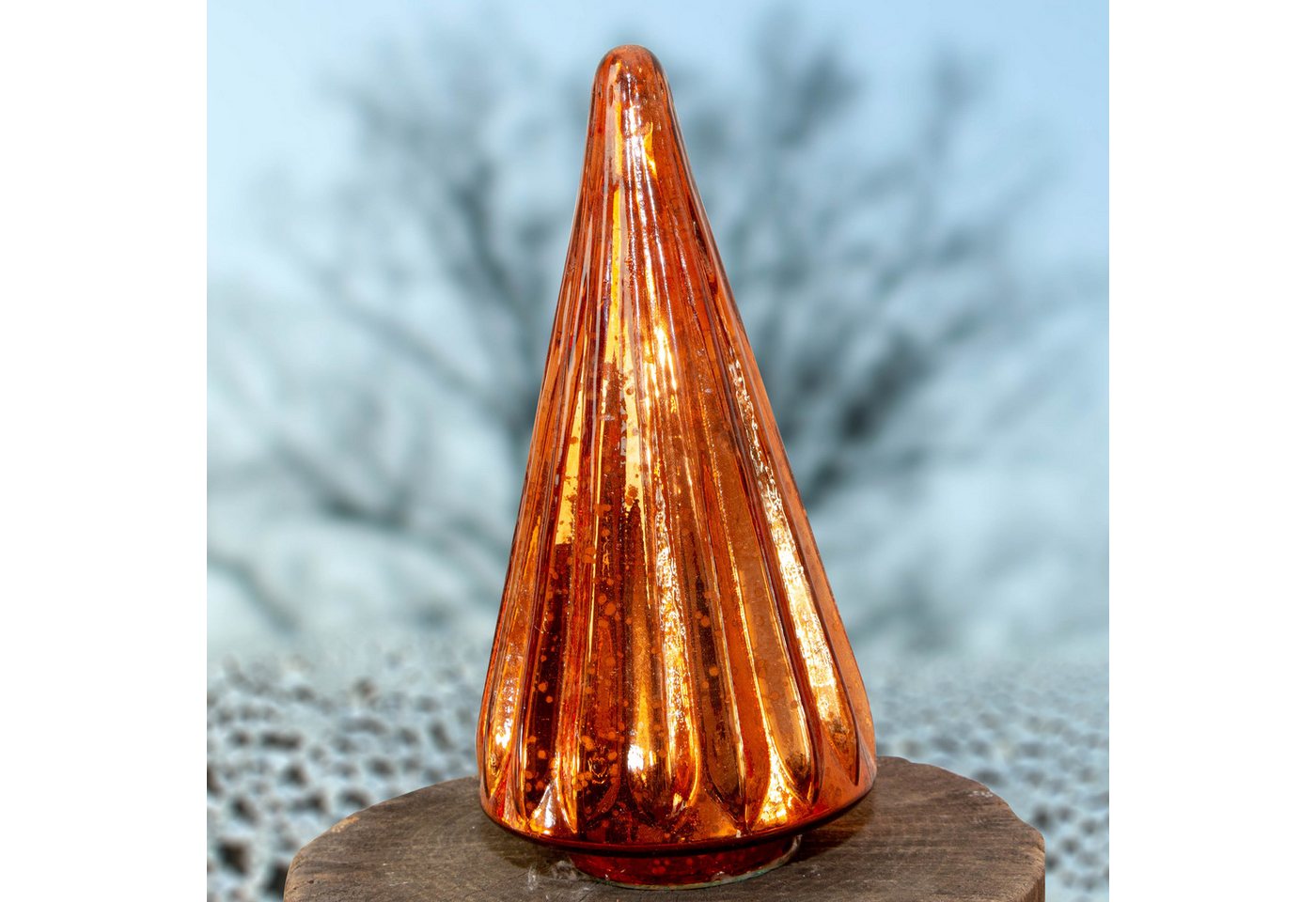 Antikas Weihnachtsfigur Skulptur, Rot, Glas in Weihnachtsbaum Optik, Weihnachten, wie Antikas Weihnachtsfigur Skulptur, Rot, Glas in Weihnachtsbaum Optik, Weihnachten, wie von Antikas