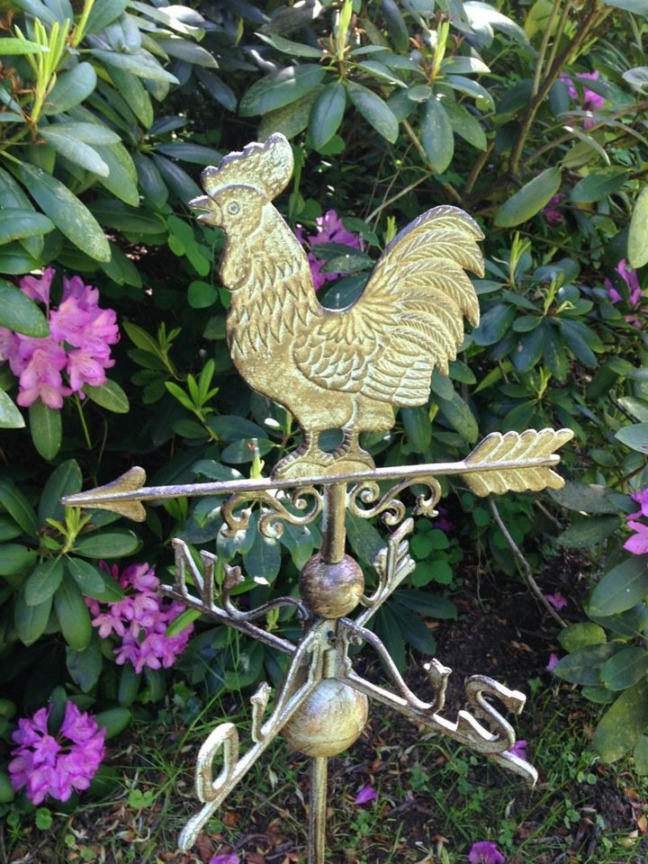 Antikas Windspiel Wetterhahn Windspiel, Gartenhaus Dekoration, Wetter Hahn für Dach + von Antikas