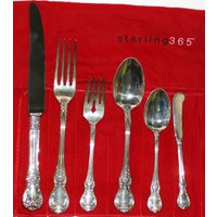 Geschirrtuch Altmeister Sterling Silber Besteck Gedeck 6 Teilig Ein Set von Antike