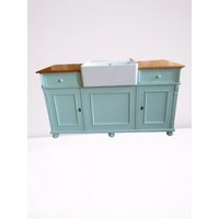 Küchen-Anrichte Mit Kreidefarbe Im Landhausstil | 0108 von AntikeMobel