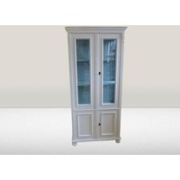 Vitrine Weiß Im Landhaus, Vintage Stil, Antik Holz | 0105 von AntikeMobel