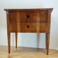 Biedermeier Kommode Nussbaum Furniert Um 1820 von AntikeMoebelHochheim