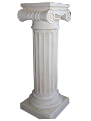 Antikes Wohndesign Blumensäule Blumenständer Barock Säule Standsäule Creme von Antikes Wohndesign